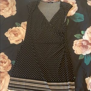 Polka dot and stripe dress